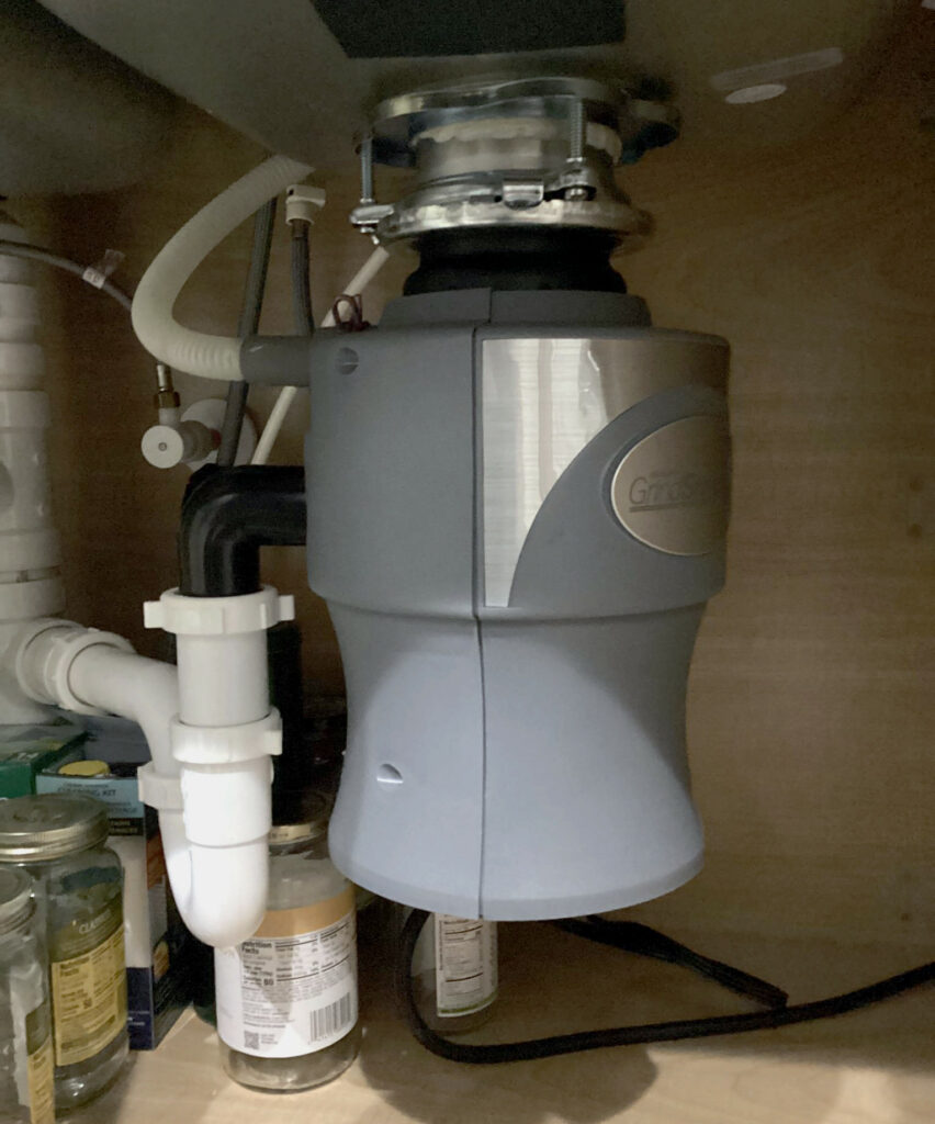 garbage disposal under sink