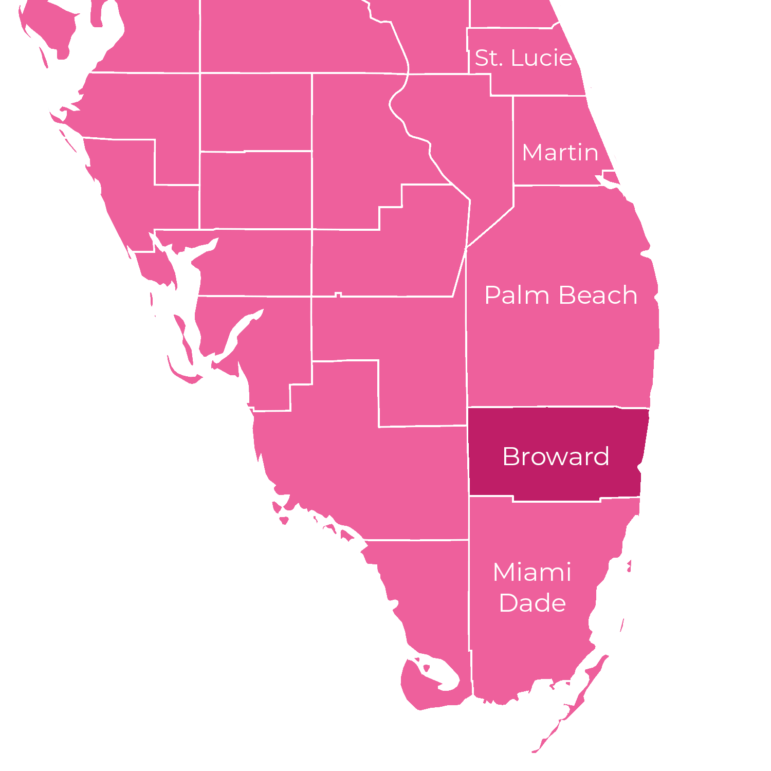 broward county plumbing services map